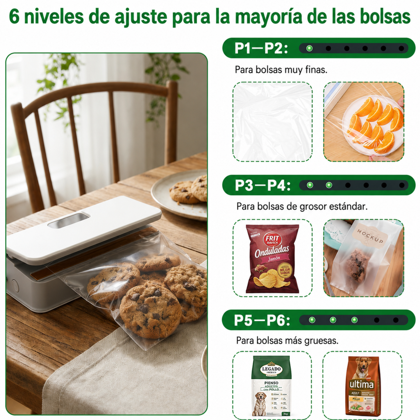 Sellador Bolsas: Mantén Frescos tus Snacks